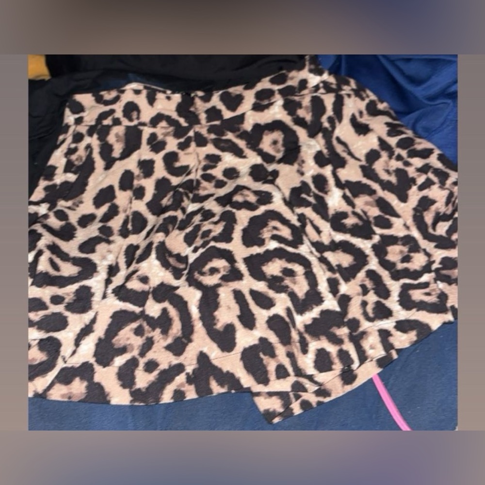Leopard Print Women's Skirt